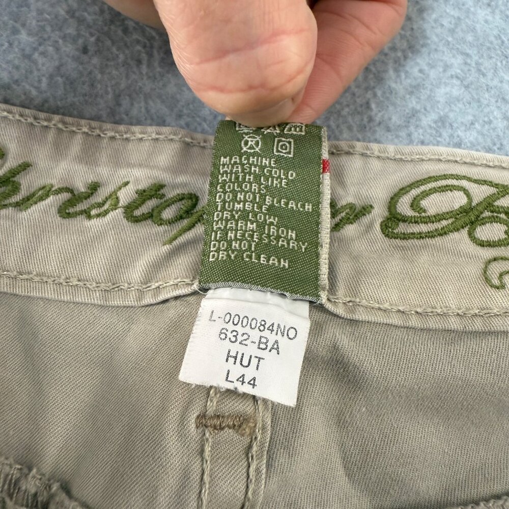 Christopher Blue‎ Womens Cropped Khaki Tan Pants Classic Casual Capri Size 10 - Picture 11 of 15